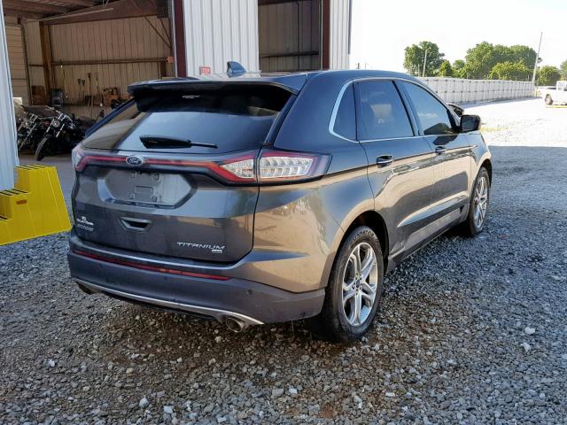 2FMPK4K88GBB66970 - 2016 FORD EDGE TITAN CHARCOAL photo 4