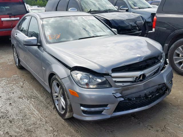 WDDGF4HB9CA652291 - 2012 MERCEDES-BENZ C 250 SILVER photo 1