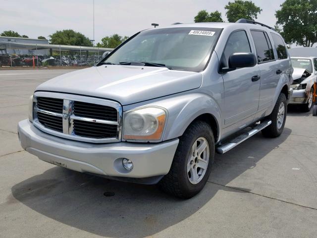 1D8HB48D34F123985 - 2004 DODGE DURANGO SL SILVER photo 2