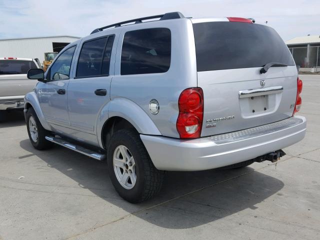 1D8HB48D34F123985 - 2004 DODGE DURANGO SL SILVER photo 3