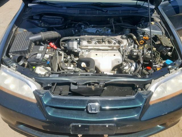 1HGCG5675YA110334 - 2000 HONDA ACCORD GREEN photo 7