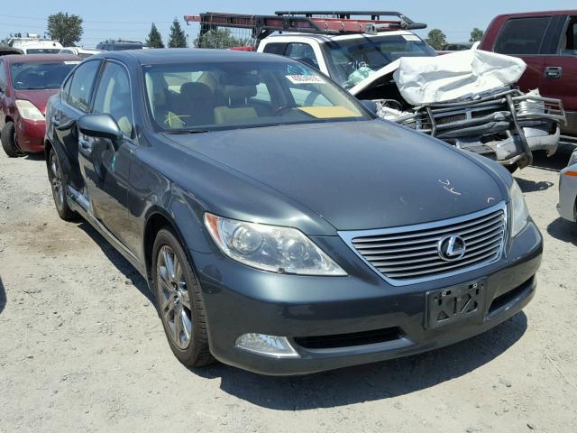 JTHBL46F375017180 - 2007 LEXUS LS 460 GREEN photo 1