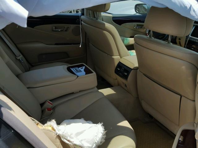 JTHBL46F375017180 - 2007 LEXUS LS 460 GREEN photo 6