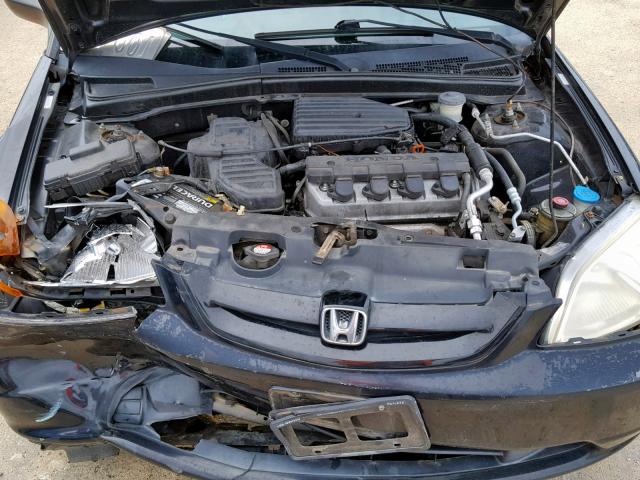 1HGEM22223L039777 - 2003 HONDA CIVIC DX CHARCOAL photo 7