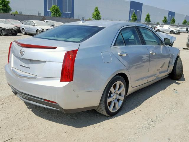 1G6AA5RA7D0134961 - 2013 CADILLAC ATS SILVER photo 4