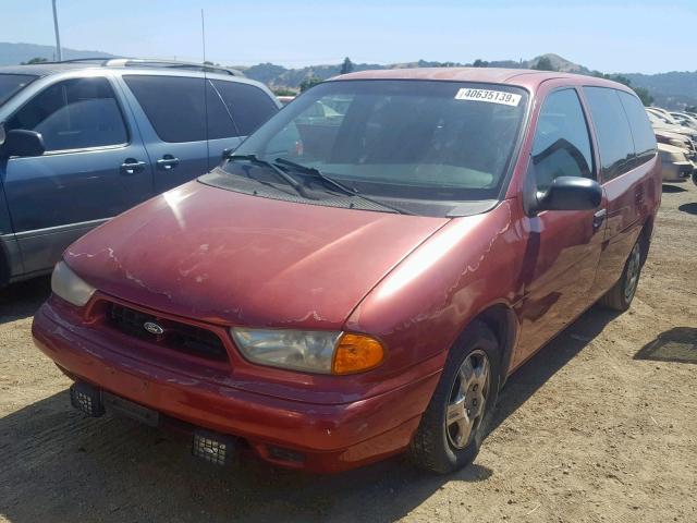 2FMZA51U2WBD44693 - 1998 FORD WINDSTAR W RED photo 2