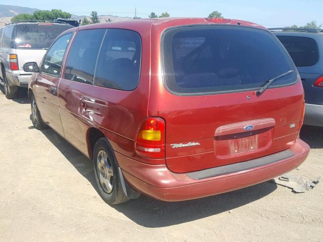 2FMZA51U2WBD44693 - 1998 FORD WINDSTAR W RED photo 3