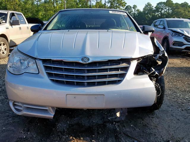 1C3LC45B59N506000 - 2009 CHRYSLER SEBRING LX SILVER photo 9