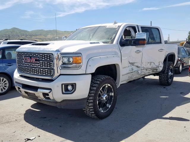 1GT42WEY7KF138518 - 2019 GMC SIERRA K35 WHITE photo 2