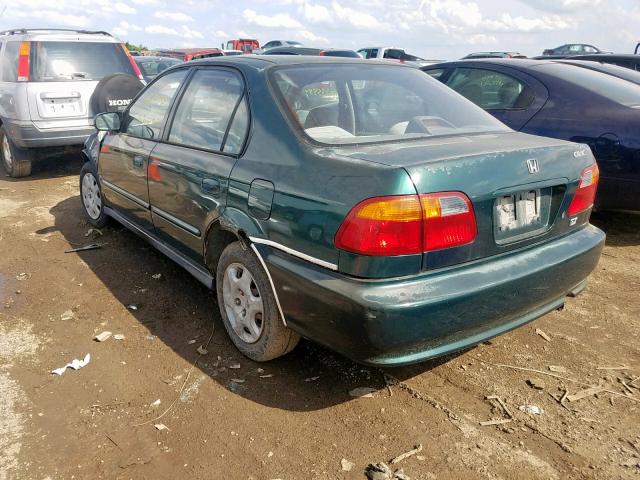 2HGEJ6610XH528134 - 1999 HONDA CIVIC BASE GREEN photo 3