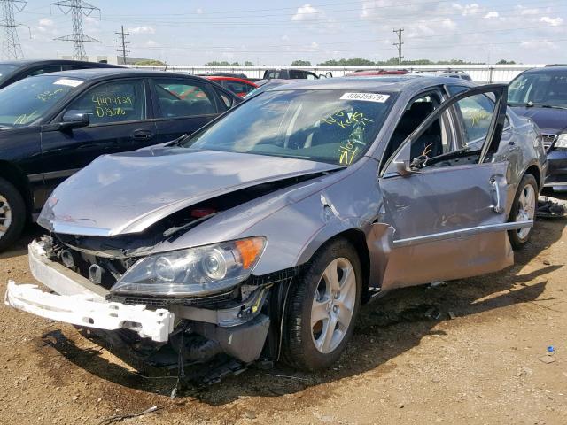 JH4KB16638C001785 - 2008 ACURA RL GRAY photo 2