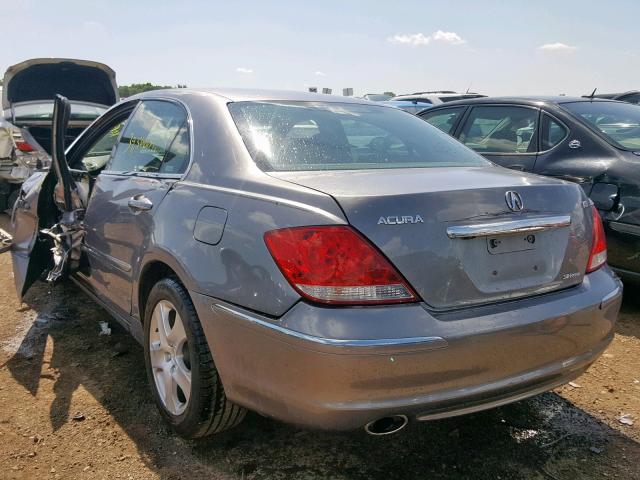 JH4KB16638C001785 - 2008 ACURA RL GRAY photo 3