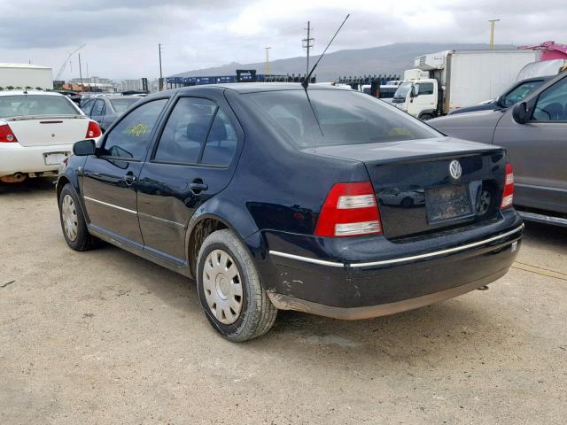 3VWRK69M54M055764 - 2004 VOLKSWAGEN JETTA GL BLACK photo 3