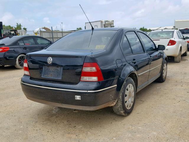 3VWRK69M54M055764 - 2004 VOLKSWAGEN JETTA GL BLACK photo 4