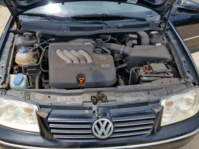 3VWRK69M54M055764 - 2004 VOLKSWAGEN JETTA GL BLACK photo 7