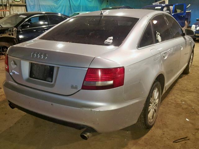 WAUDG74F15N091114 - 2005 AUDI A6 3.2 QUA SILVER photo 4