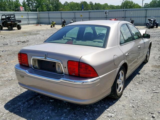 1LNHM86S2YY875457 - 2000 LINCOLN LS SILVER photo 4