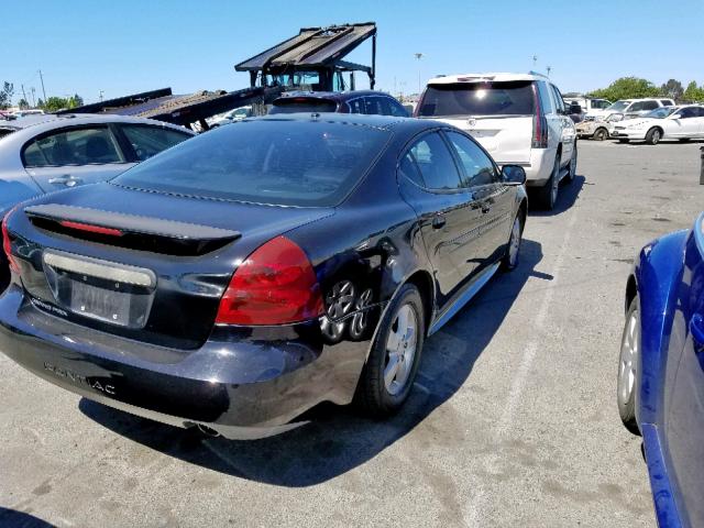 2G2WP552871210636 - 2007 PONTIAC GRAND PRIX BLACK photo 4