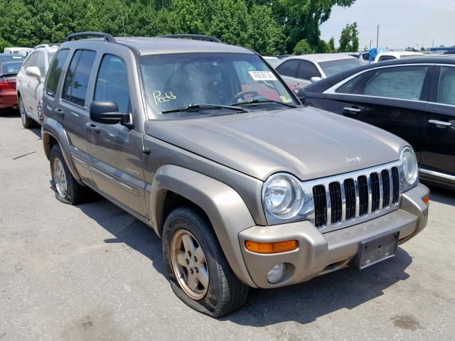 1J4GL58K64W245407 - 2004 JEEP LIBERTY LI BEIGE photo 1