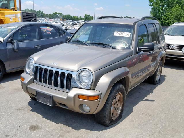 1J4GL58K64W245407 - 2004 JEEP LIBERTY LI BEIGE photo 2