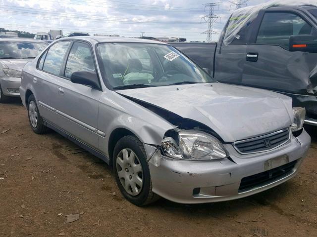 2HGEJ6613YH571223 - 2000 HONDA CIVIC BASE SILVER photo 1