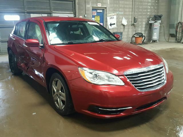 1C3CCBAB6CN320354 - 2012 CHRYSLER 200 LX RED photo 1