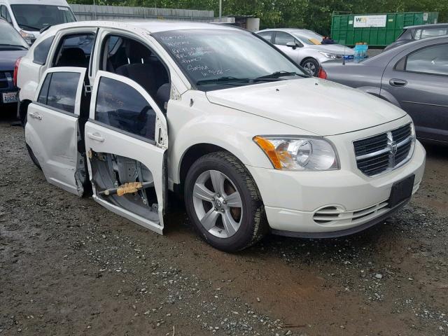 1B3CB4HA5AD575993 - 2010 DODGE CALIBER SX WHITE photo 1