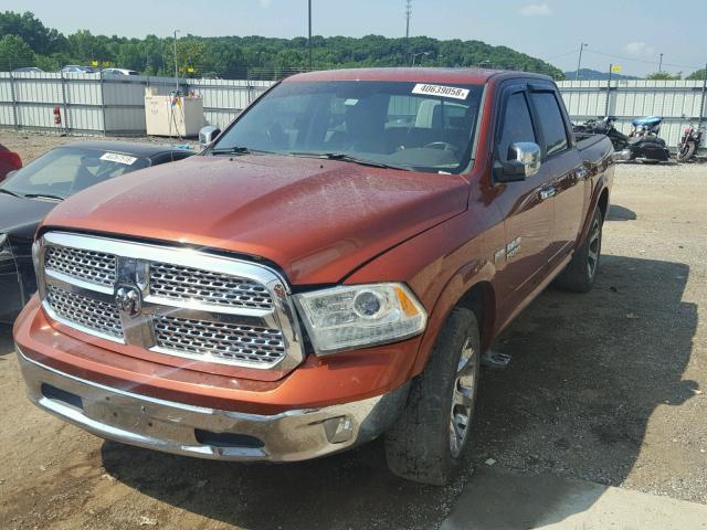 1C6RR6NT6DS628309 - 2013 RAM 1500 LARAM BROWN photo 2