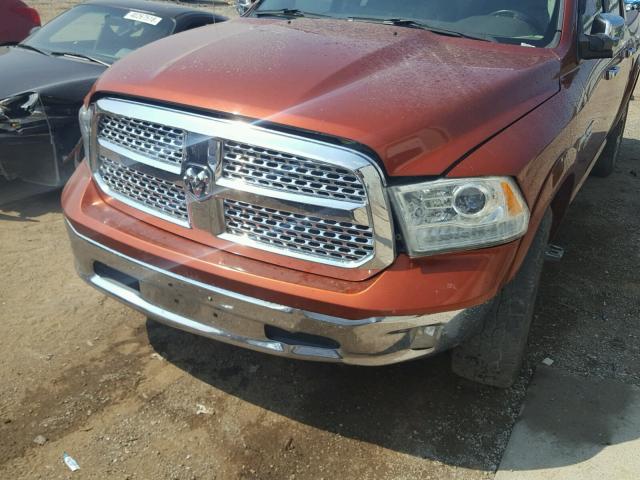 1C6RR6NT6DS628309 - 2013 RAM 1500 LARAM BROWN photo 9