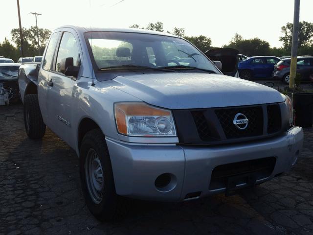 1N6AA06A59N310904 - 2009 NISSAN TITAN XE SILVER photo 1