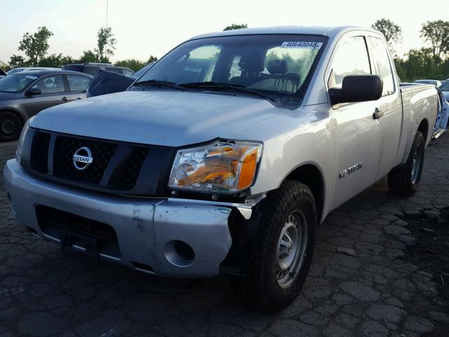 1N6AA06A59N310904 - 2009 NISSAN TITAN XE SILVER photo 2