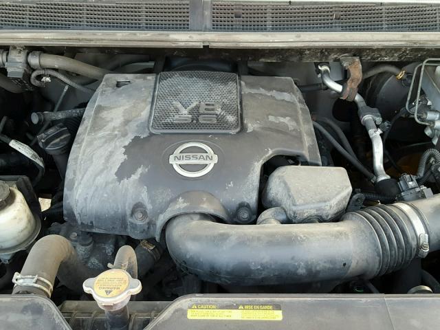 1N6AA06A59N310904 - 2009 NISSAN TITAN XE SILVER photo 7