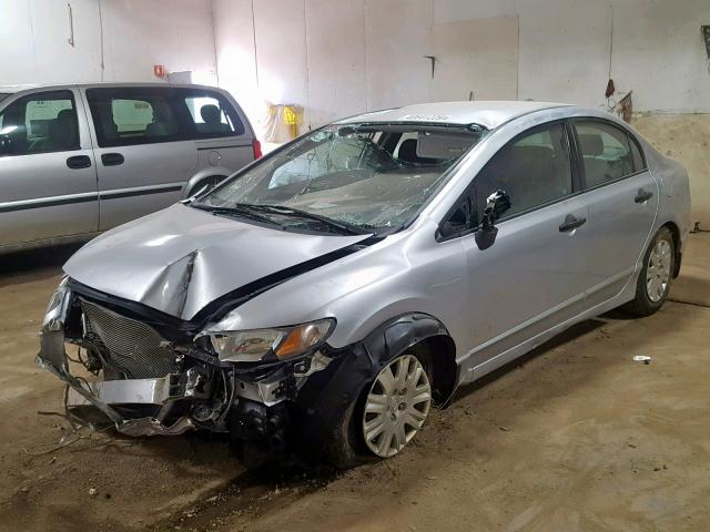 2HGFA1F36AH557685 - 2010 HONDA CIVIC VP SILVER photo 2