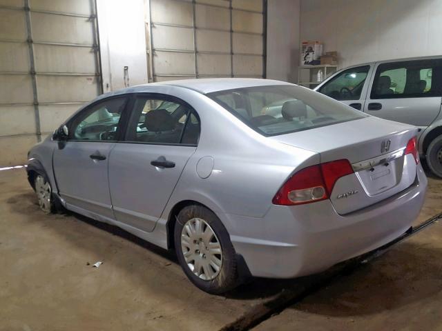 2HGFA1F36AH557685 - 2010 HONDA CIVIC VP SILVER photo 3