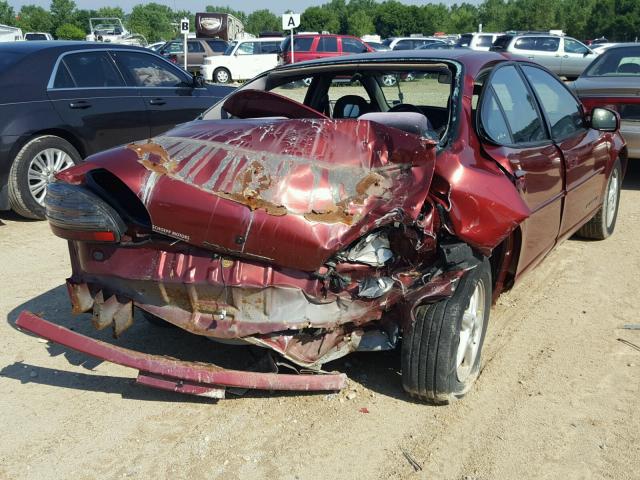 1G2WK52J92F229644 - 2002 PONTIAC GRAND PRIX BURGUNDY photo 4