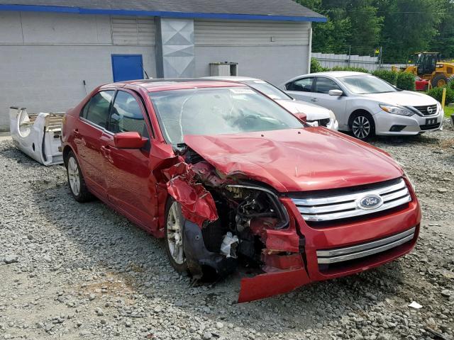 3FAHP08Z68R161004 - 2008 FORD FUSION SEL RED photo 1