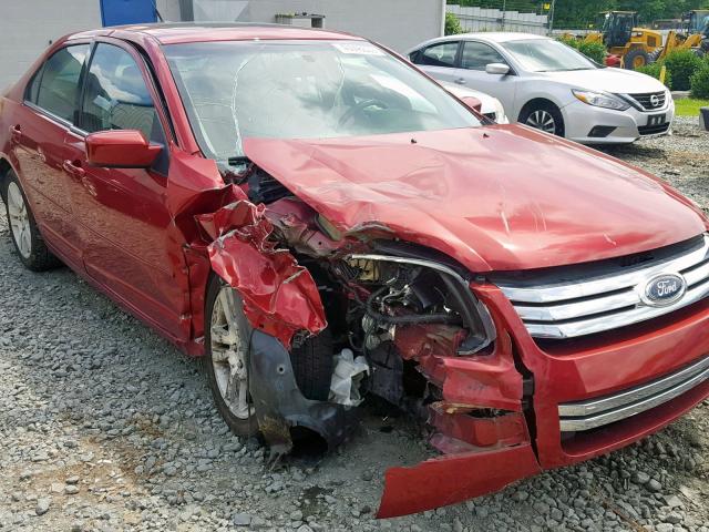 3FAHP08Z68R161004 - 2008 FORD FUSION SEL RED photo 9