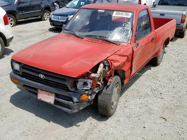 JT4RN81A5N0087500 - 1992 TOYOTA PICKUP 1/2 RED photo 2