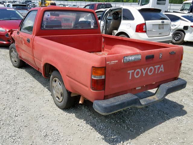 JT4RN81A5N0087500 - 1992 TOYOTA PICKUP 1/2 RED photo 3