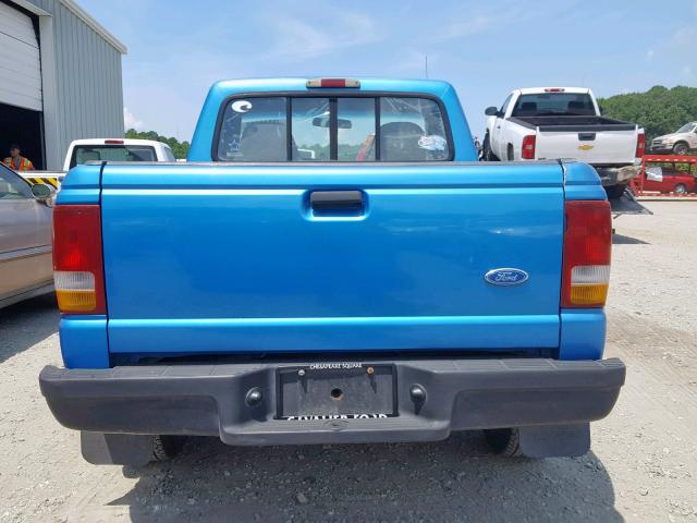 1FTCR10A6TPB32760 - 1996 FORD RANGER BLUE photo 6