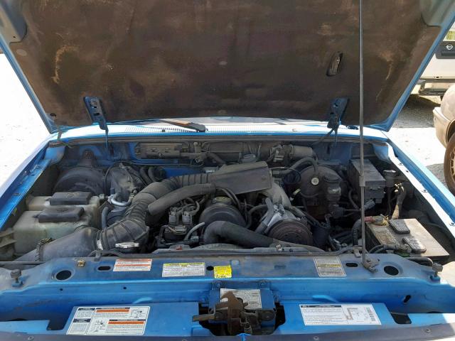 1FTCR10A6TPB32760 - 1996 FORD RANGER BLUE photo 7