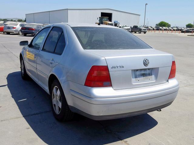 3VWSK69M52M185400 - 2002 VOLKSWAGEN JETTA GLS SILVER photo 3