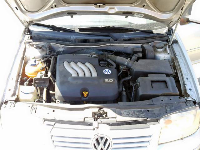 3VWSK69M52M185400 - 2002 VOLKSWAGEN JETTA GLS SILVER photo 7