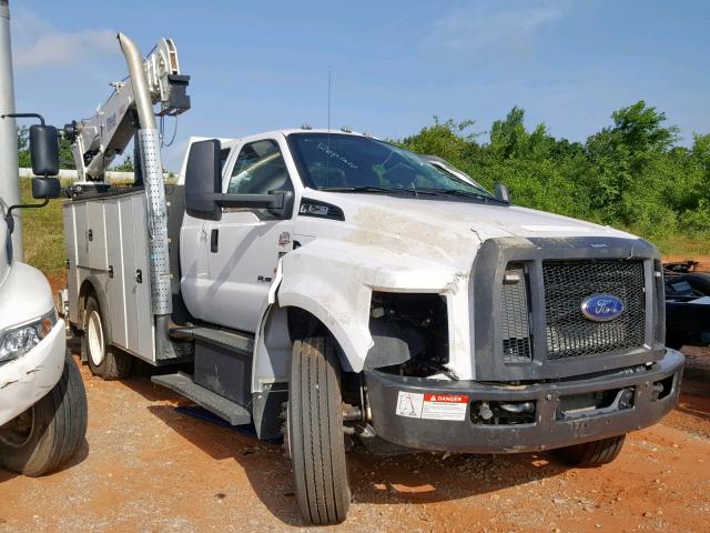 1FDWX7DE9KDF01173 - 2019 FORD F750 SUPER WHITE photo 1