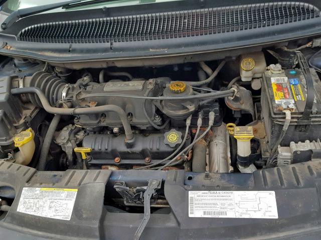 1D4GP25353B196246 - 2003 DODGE CARAVAN SE BLUE photo 7