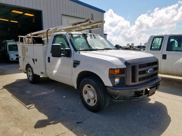 1FDWF30598EC94370 - 2008 FORD F350 SRW S WHITE photo 1