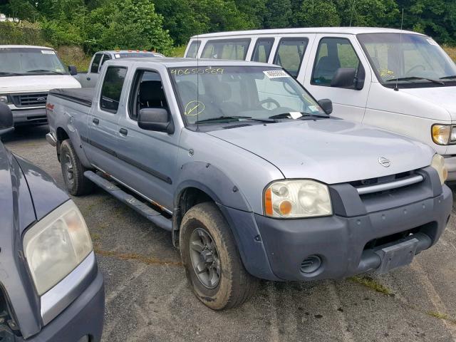 1N6ED29Y02C330993 - 2002 NISSAN FRONTIER C GRAY photo 1