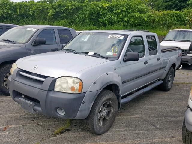 1N6ED29Y02C330993 - 2002 NISSAN FRONTIER C GRAY photo 2