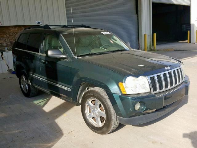 1J4HR58N85C535857 - 2005 JEEP GRAND CHER GREEN photo 1