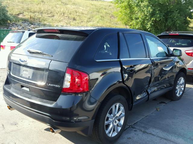 2FMDK3KC6BBA00358 - 2011 FORD EDGE LIMIT BLACK photo 4